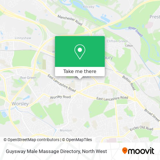 Guysway Male Massage Directory map
