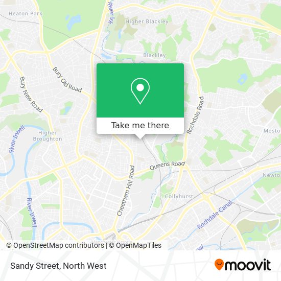 Sandy Street map
