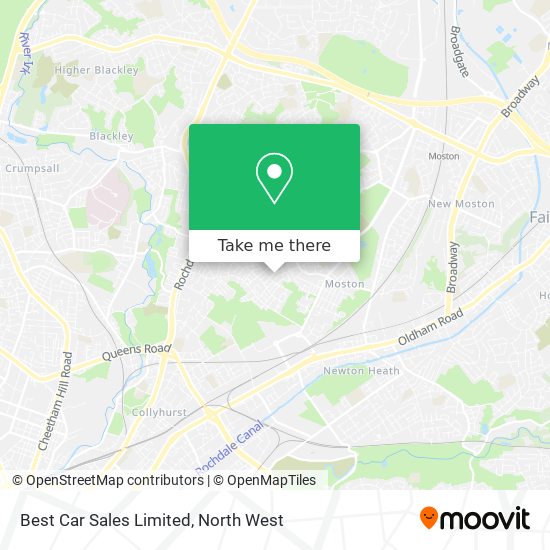 Best Car Sales Limited map