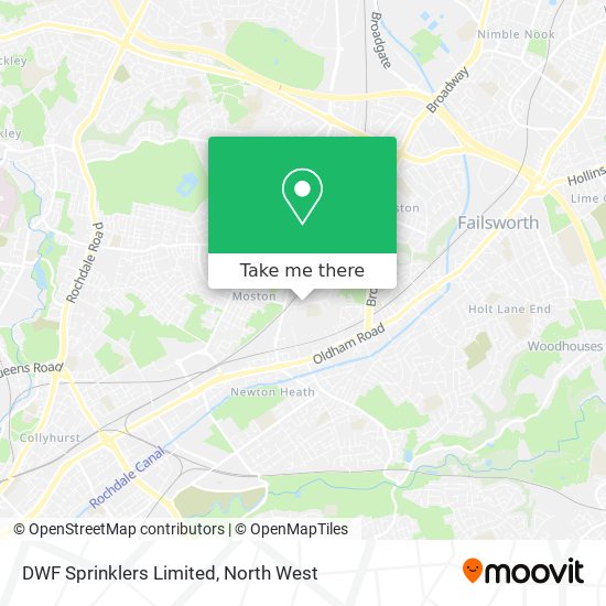 DWF Sprinklers Limited map
