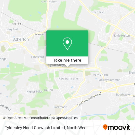 Tyldesley Hand Carwash Limited map