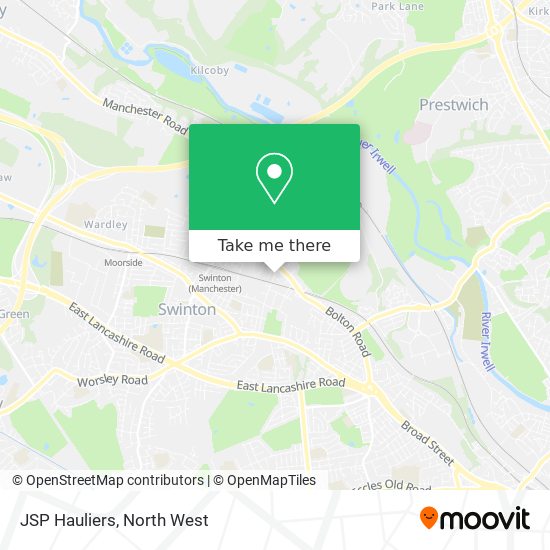 JSP Hauliers map