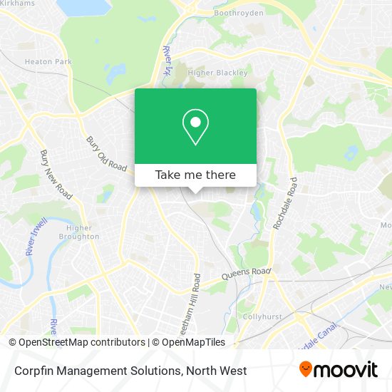 Corpfin Management Solutions map