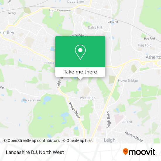 Lancashire DJ map