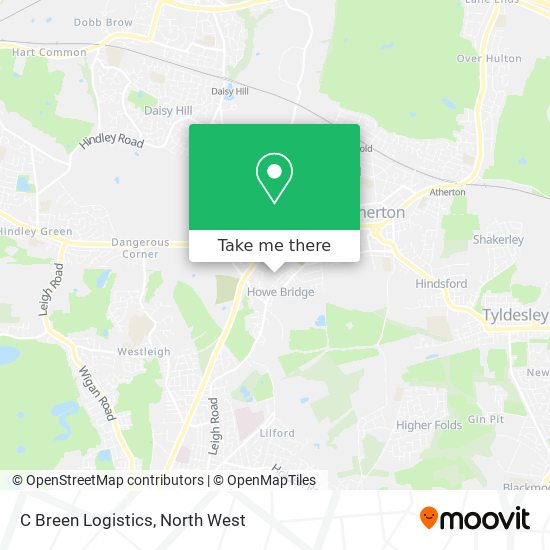C Breen Logistics map