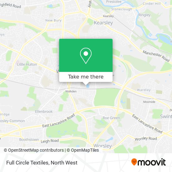 Full Circle Textiles map