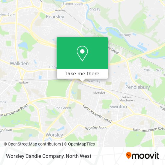 Worsley Candle Company map
