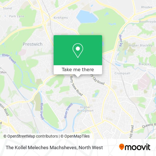 The Kollel Meleches Machsheves map