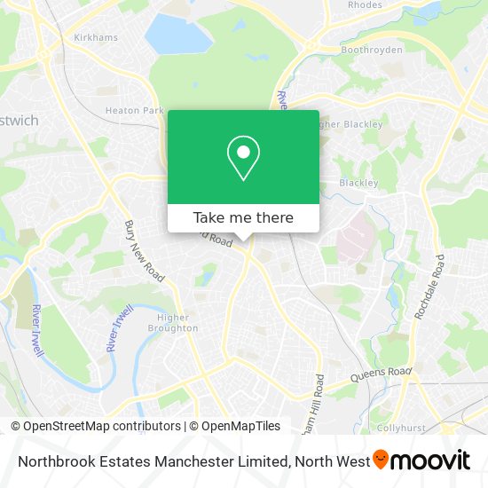 Northbrook Estates Manchester Limited map