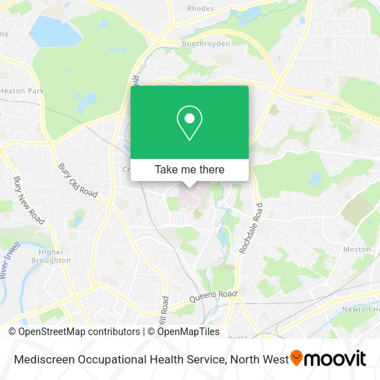 Mediscreen Occupational Health Service map