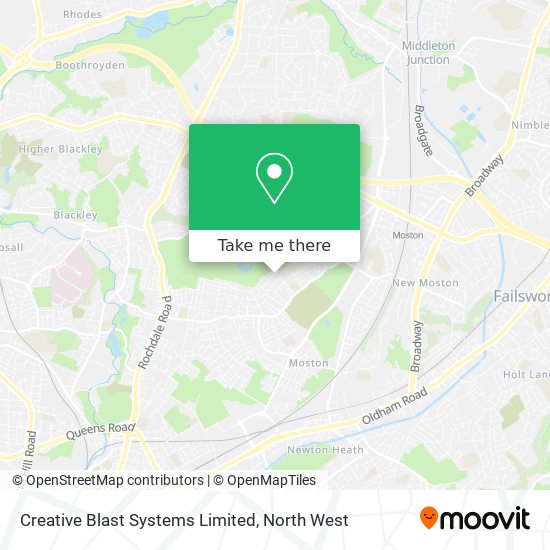 Creative Blast Systems Limited map