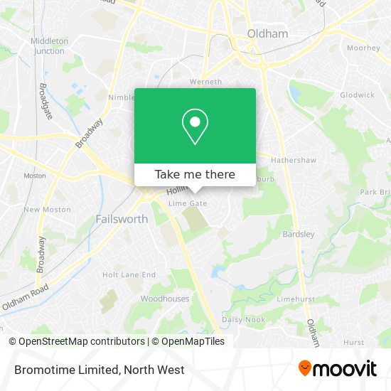 Bromotime Limited map
