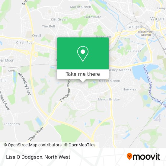 Lisa O Dodgson map