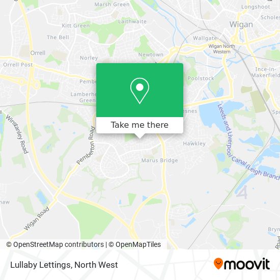 Lullaby Lettings map