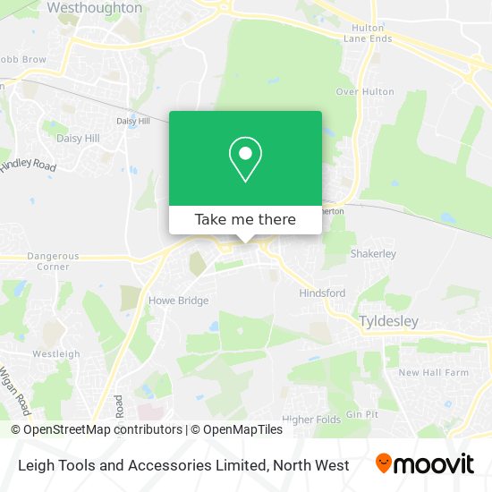 Leigh Tools and Accessories Limited map
