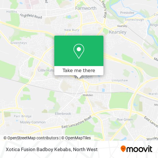 Xotica Fusion Badboy Kebabs map