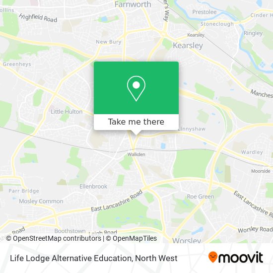 Life Lodge Alternative Education map