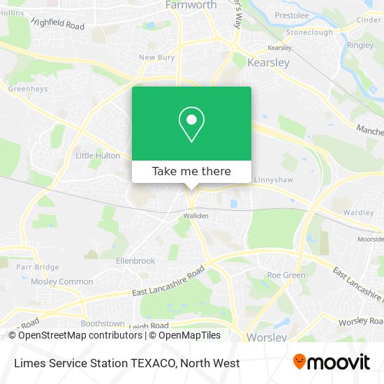Limes Service Station TEXACO map