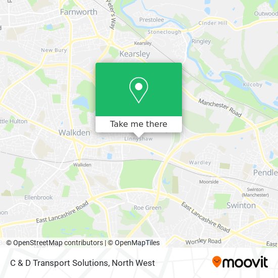 C & D Transport Solutions map