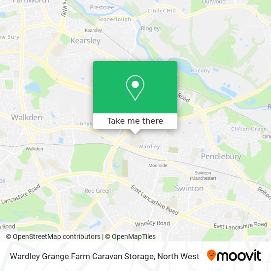 Wardley Grange Farm Caravan Storage map