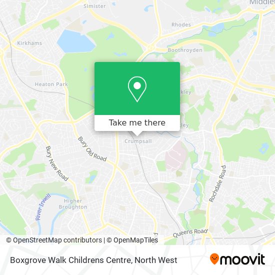 Boxgrove Walk Childrens Centre map