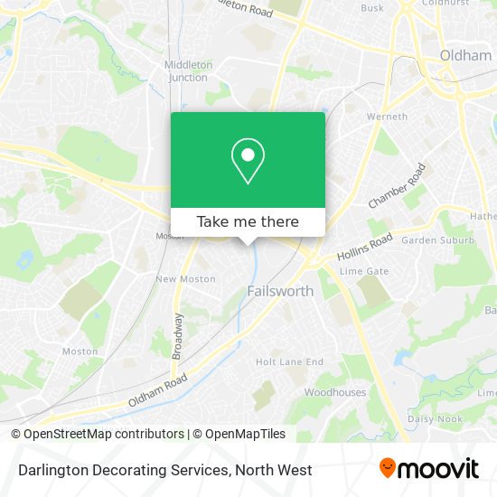 Darlington Decorating Services map