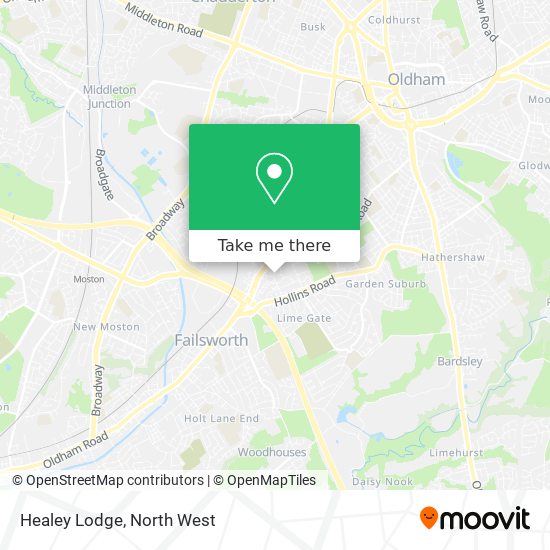 Healey Lodge map