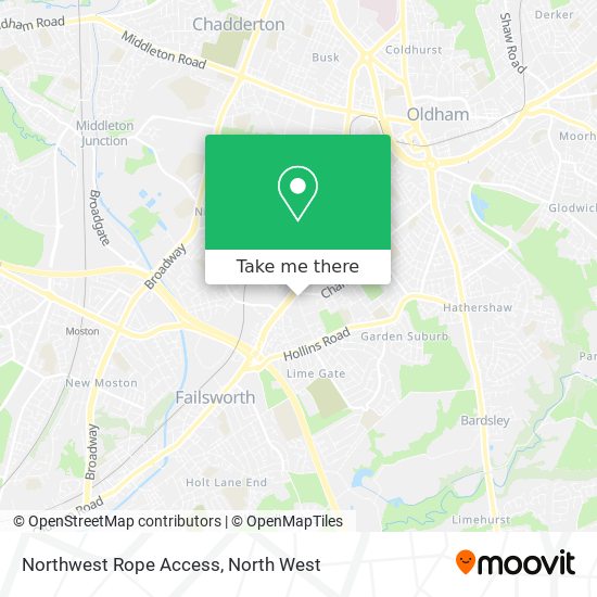 Northwest Rope Access map