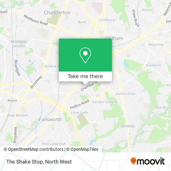 The Shake Stop map