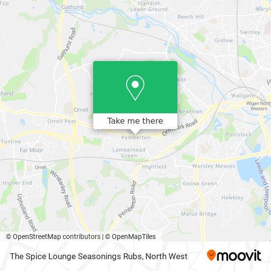 The Spice Lounge Seasonings Rubs map