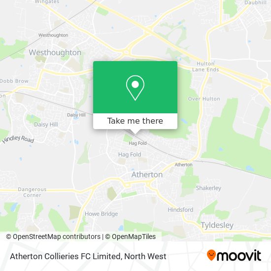 Atherton Collieries FC Limited map