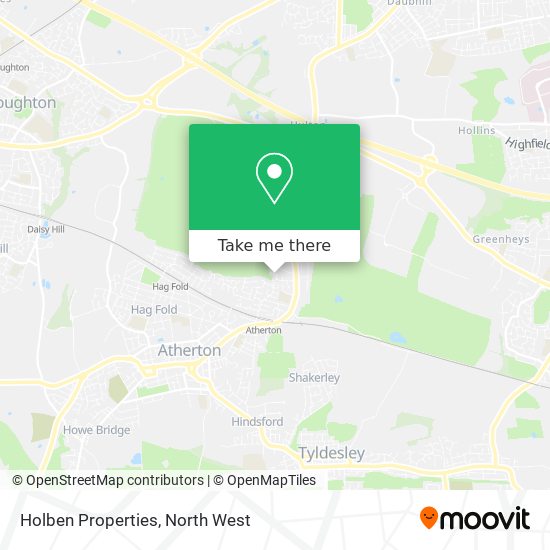 Holben Properties map