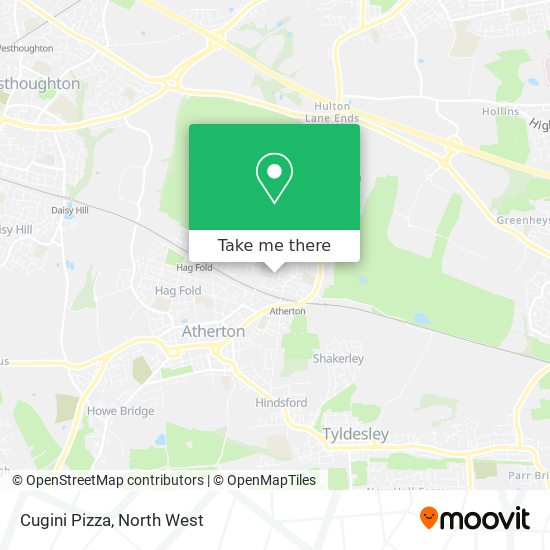 Cugini Pizza map