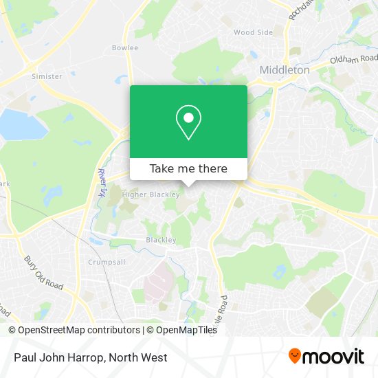 Paul John Harrop map