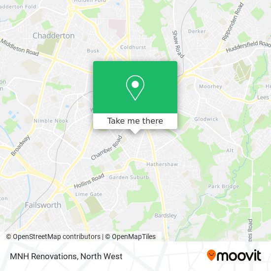 MNH Renovations map