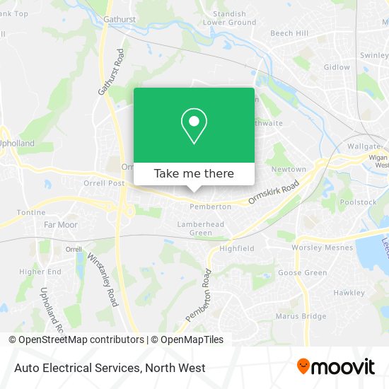 Auto Electrical Services map