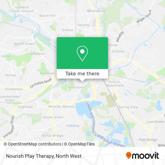 Nourish Play Therapy map