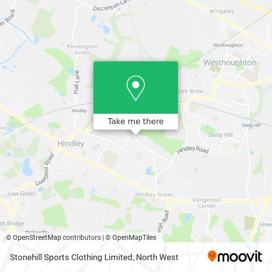Stonehill Sports Clothing Limited map