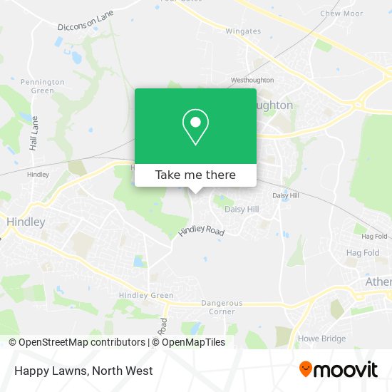Happy Lawns map