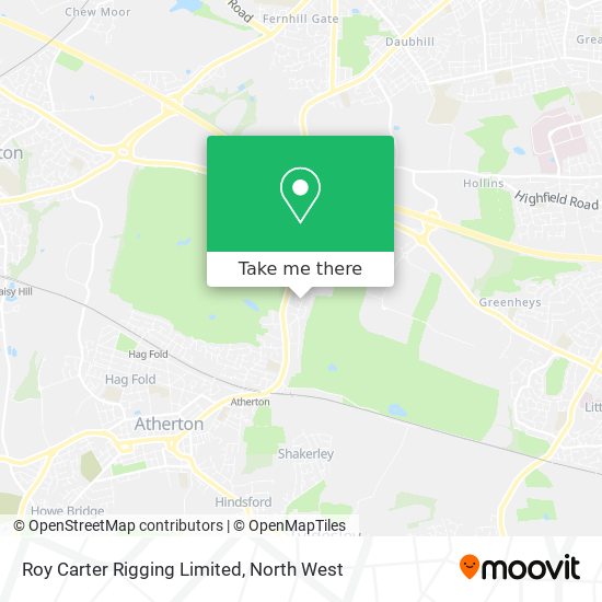 Roy Carter Rigging Limited map
