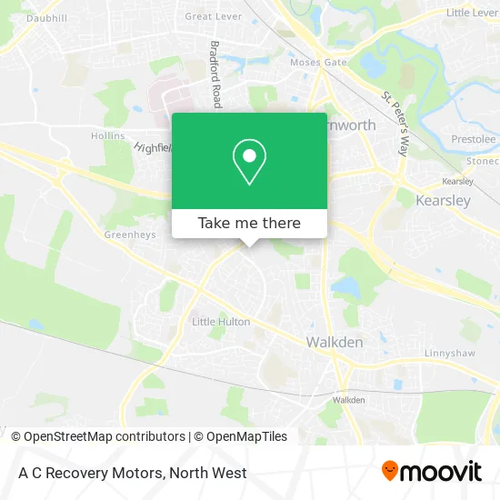 A C Recovery Motors map