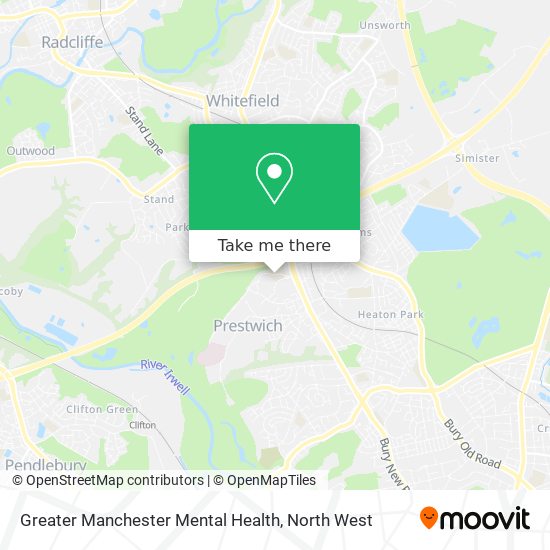 Greater Manchester Mental Health map