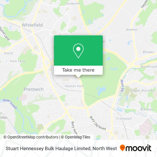 Stuart Hennessey Bulk Haulage Limited map