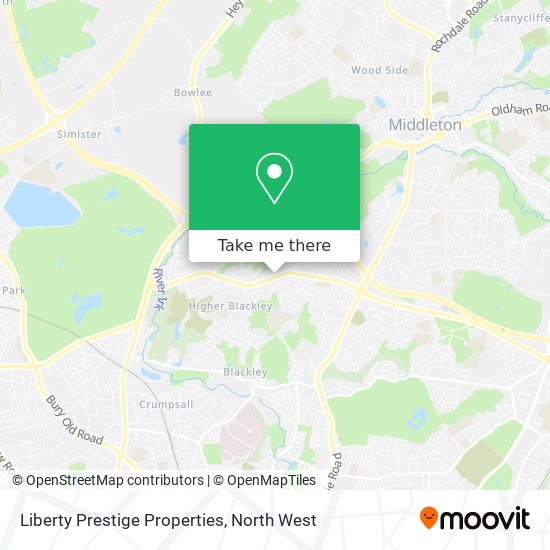Liberty Prestige Properties map