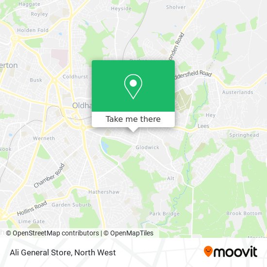 Ali General Store map