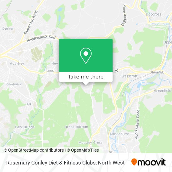 Rosemary Conley Diet & Fitness Clubs map