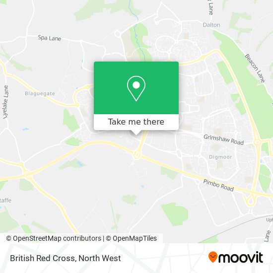 British Red Cross map