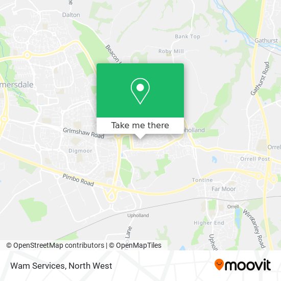 Wam Services map