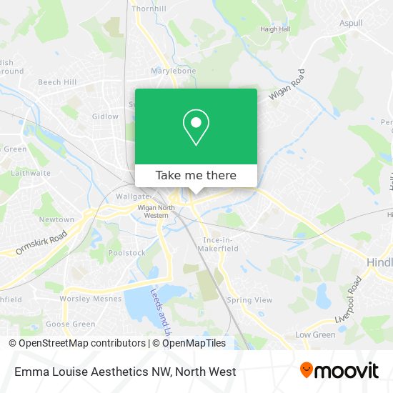 Emma Louise Aesthetics NW map