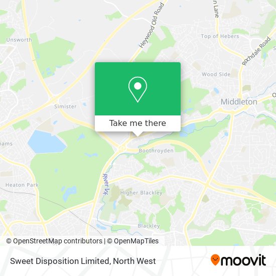 Sweet Disposition Limited map
